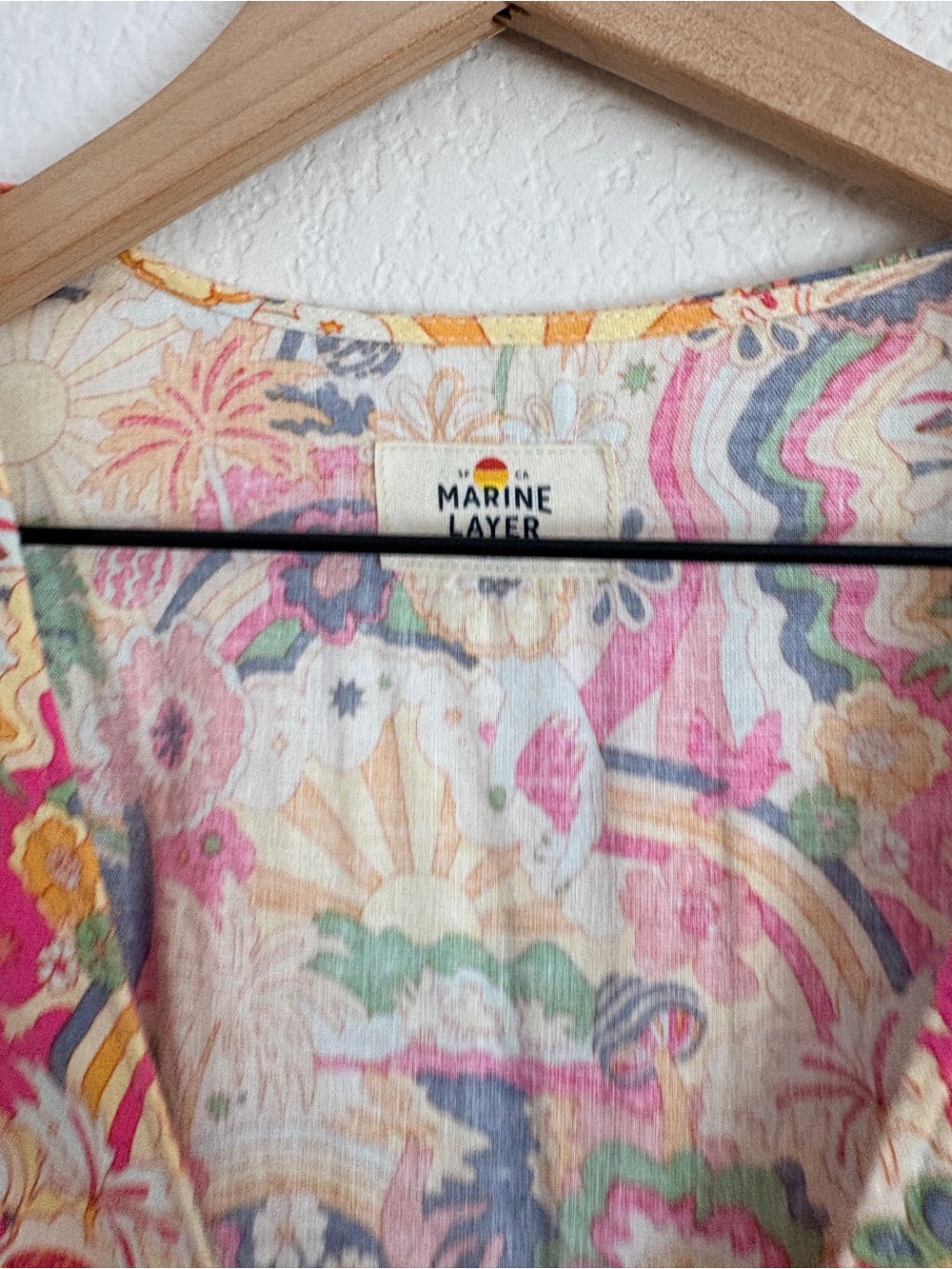 Marine Layer Groovy 70s Hemp Romper - Picture 5 of 8